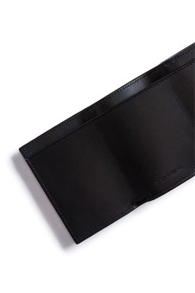 Black calf leather logo-print bifold wallet Dolce & Gabbana | BP2525AA062HNI43